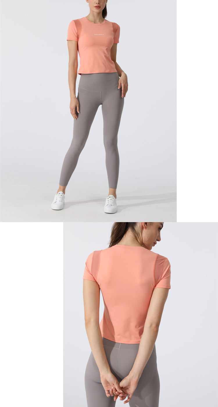 21-081 top  Spring new pure color Lulu Yoga women's cross-border hot selling tight elastic sports fitness vest in Europe and America