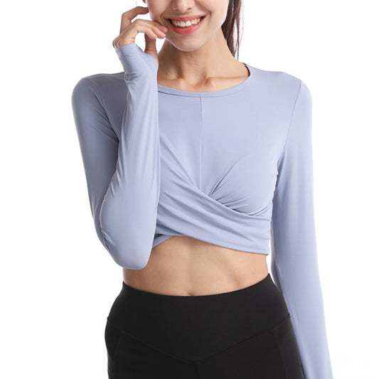 ENY20-052top  Slim and breathable Yoga jacket woman