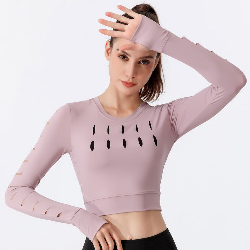 21-095top  Spring new pure color Lulu Yoga women's cross-border hot selling tight elastic sports fitness vest in Europe and America