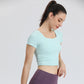 ENY21-068top  Slim and breathable Yoga jacket woman