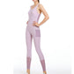 21-108outfit  summer women's new tight breath able slim fast dry fitness sports Yoga jumpsuit and Jumpsuit
