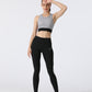 21-79-80 outfit Split skirt Yoga women's conservative high waist slim sports suit