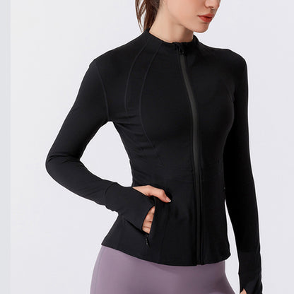 ENY21-73 top  Slim and breathable Yoga jacket woman