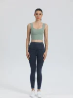 sprort007 水果绿 yoga tank top front