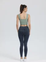 sprort007 水果绿 yoga tank top back