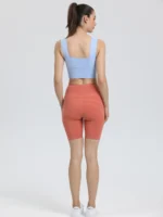 sprort007 天蓝 yoga tank top back