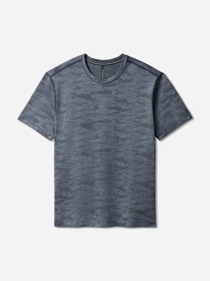 Men's Textured Knit Shirt 026 Navy