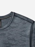 Men's Textured Knit Shirt 026 Navy