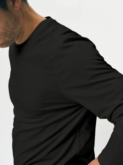 Men's Performance Long Sleeve Shirt 029 Black