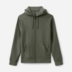 Men's Midweight Tech Full Zip Hoodie 041 OD Green