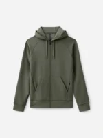 Men's Midweight Tech Full Zip Hoodie 041 OD Green
