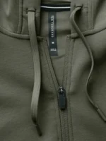 Men's Midweight Tech Full Zip Hoodie 041 OD Green