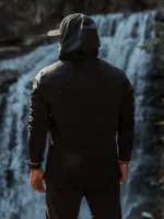 Men's Waterproof Hoodie 048 black