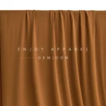 JL02-060 — Matte Nylon Spandex Swim Fabric — hanging fabric on wooden bar
