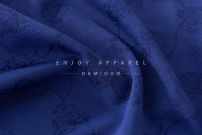 JL04-001 — Rose Jacquard Nylon Spandex Fabric — detail 6