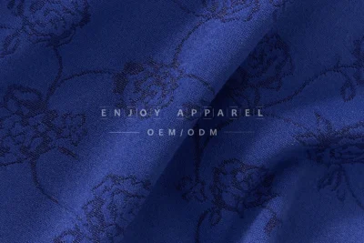 JL04-001 — Rose Jacquard Nylon Spandex Fabric — detail 7