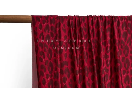JL01-039-LEO — Leopard Print Warp Knit Fabric — detail 2