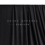 DN0007 — Warp Knit Nylon Spandex Fabric — hanging fabric on wooden bar