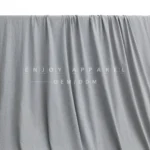 ZD03-014 — 105D Double-Brushed Recycled Polyester Fabric — hanging fabric on wooden bar
